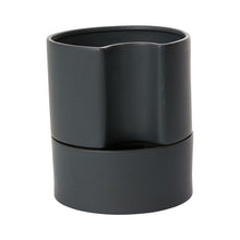  Black Jett Pot - Self Watering ~ 8x9"